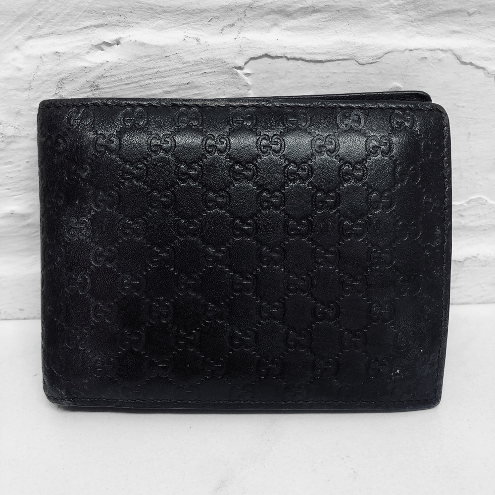 Gucci Black Embossed Wallet